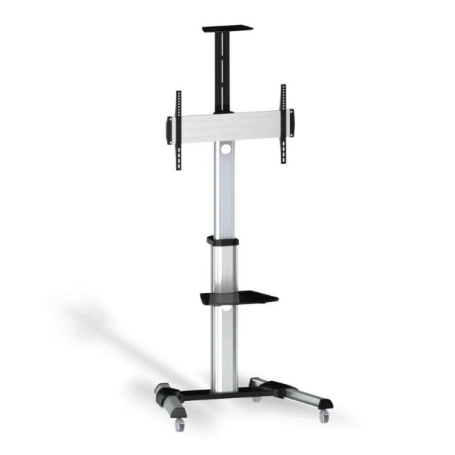 AISENS - FT70TRE-037 soporte para pantalla de señalización 177,8 cm (70") Negro, Plata