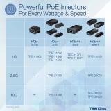 Trendnet - TPE-315GI adaptador e inyector de PoE 10 Gigabit Ethernet