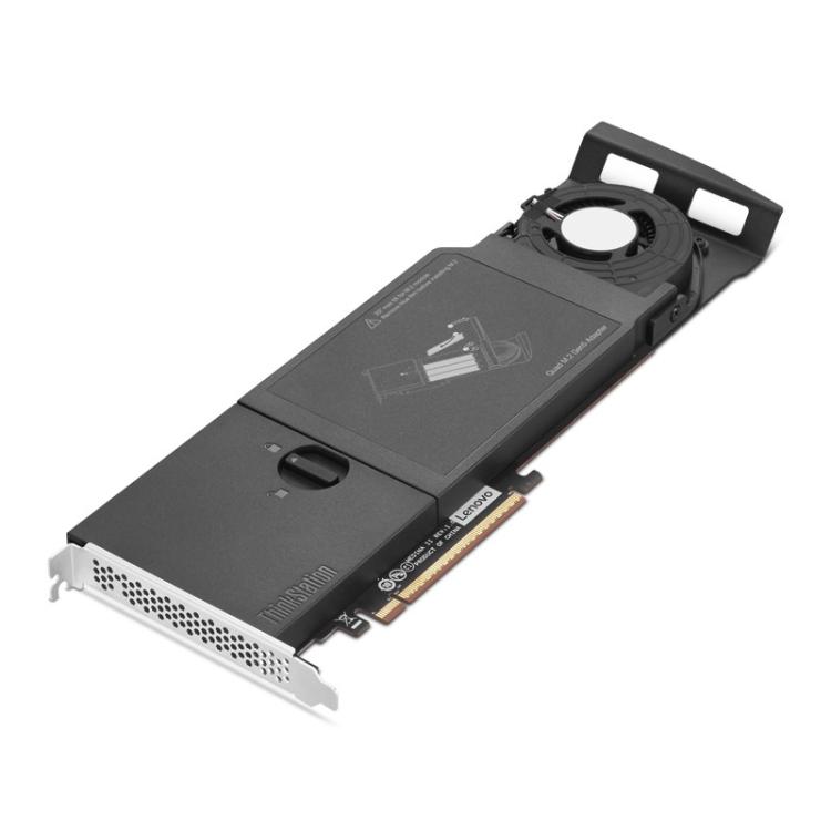 Lenovo - ThinkStation PCIe Gen5 Quad M.2 SSD Adapter