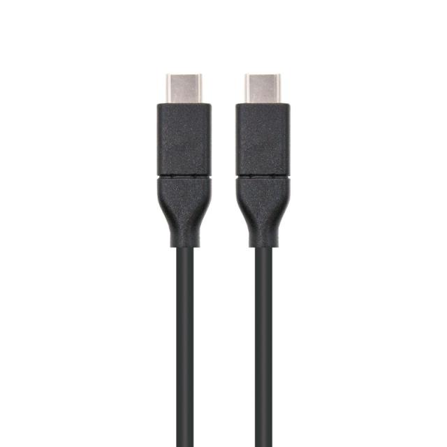 Nanocable - USB 3.1, 1m cable USB USB 3.2 Gen 2 (3.1 Gen 2) USB C Negro