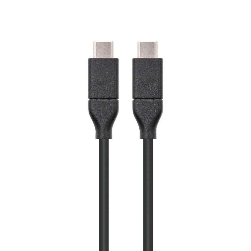 Nanocable - USB 3.1, 1m cable USB USB 3.2 Gen 2 (3.1 Gen 2) USB C Negro