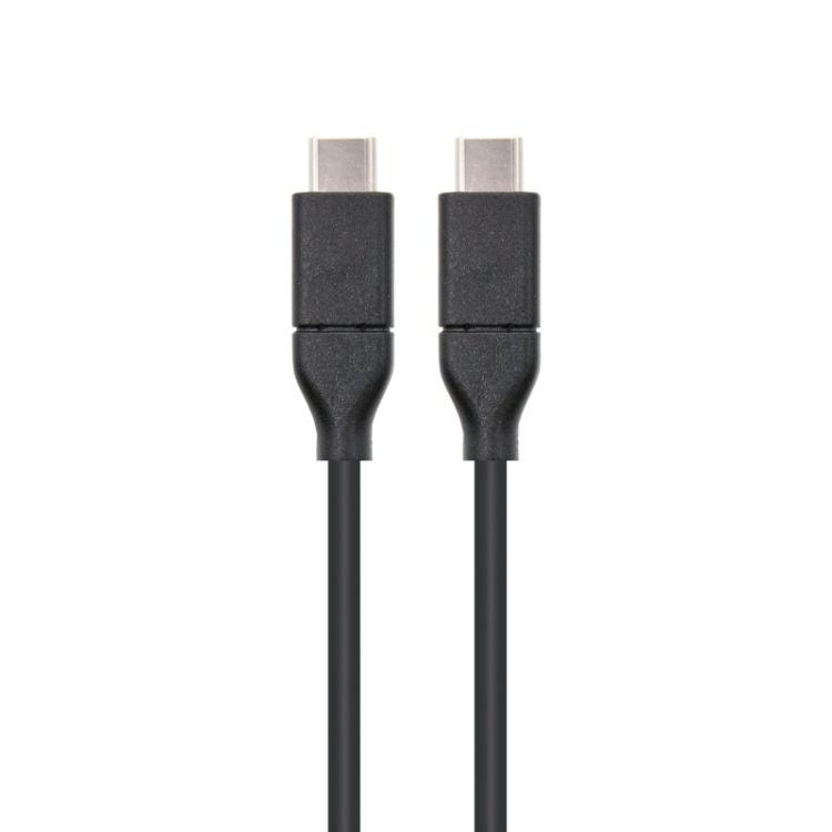 Nanocable - USB 3.1, 1m cable USB USB 3.2 Gen 2 (3.1 Gen 2) USB C Negro