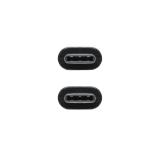 Nanocable - USB 3.1, 1m cable USB USB 3.2 Gen 2 (3.1 Gen 2) USB C Negro