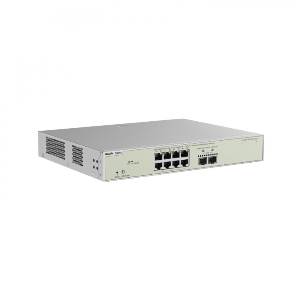 Ruijie Networks - RG-NBS5300-8MG2XS-UP switch Gestionado L3 Gigabit Ethernet (10/100/1000) Energía sobre Ethernet (PoE) Gris