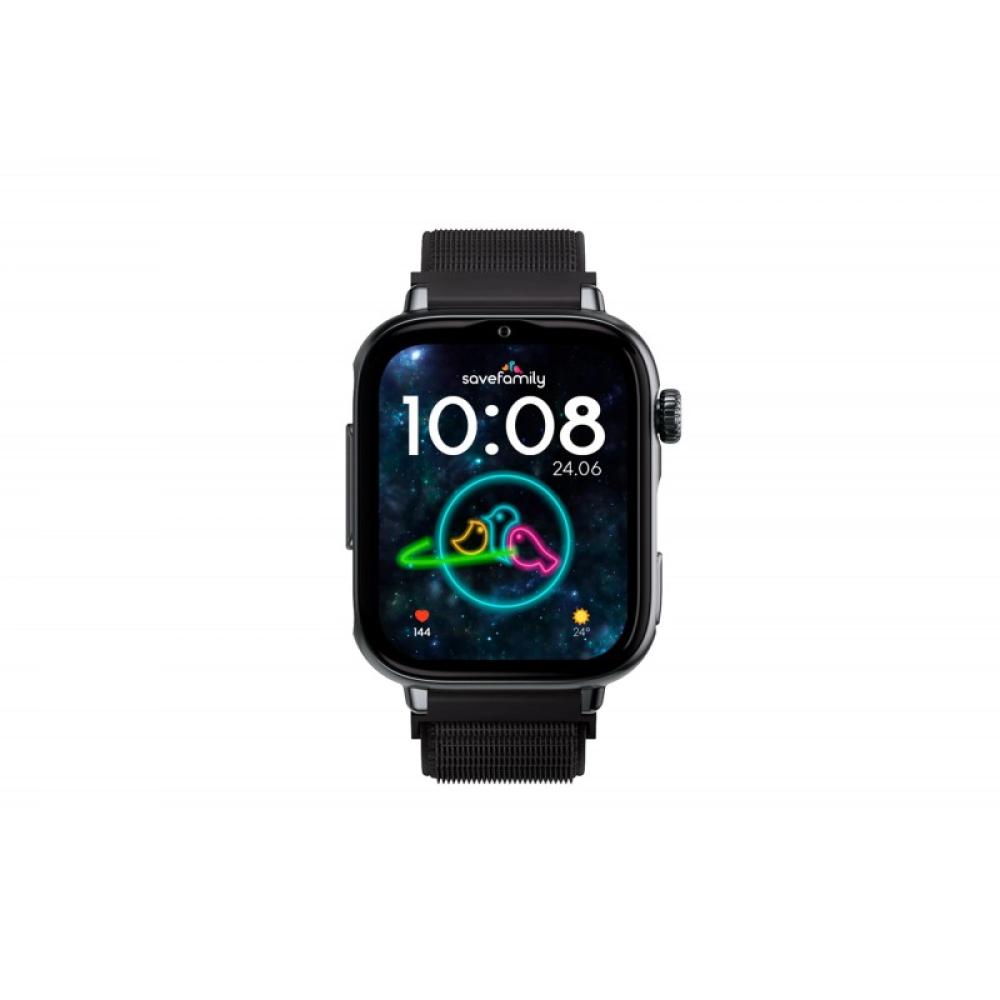 SaveFamily - SaveWatch Plus 2 4,7 cm (1.85") AMOLED Digital 410 x 502 Pixeles Pantalla táctil 4G Negro Wifi GPS - 55579136688511