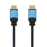 AISENS - able, HDMI, 2.0, Premium alta velocidad / HEC, 4k@60 Hz, 18 Gbps, A/M-A/M, Negro/Azul, 5.0 m