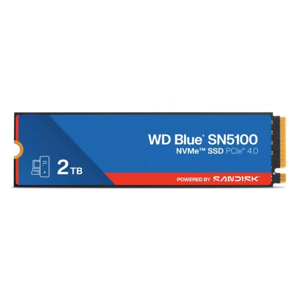 Western Digital - WD Blue SN5100 2 TB M.2 PCI Express 4.0 NVMe QLC 3D NAND