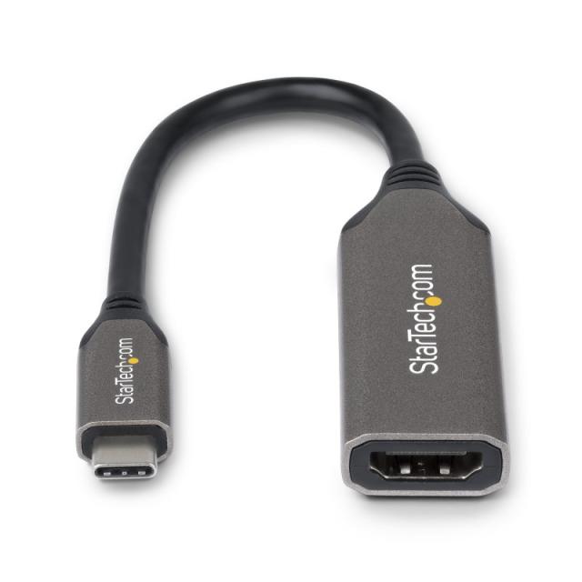 StarTech.com - Adaptador USB-C a HDMI - USB Tipo C - 8K60Hz/4K120Hz - Compatible con Thunderbolt/USB4 - Conversor USB C a HDMI 2