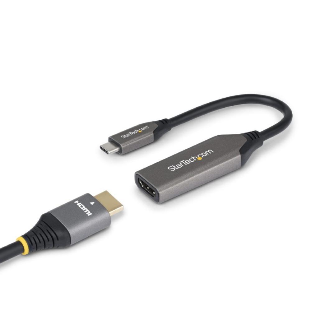 StarTech.com - Adaptador USB-C a HDMI - USB Tipo C - 8K60Hz/4K120Hz - Compatible con Thunderbolt/USB4 - Conversor USB C a HDMI 2