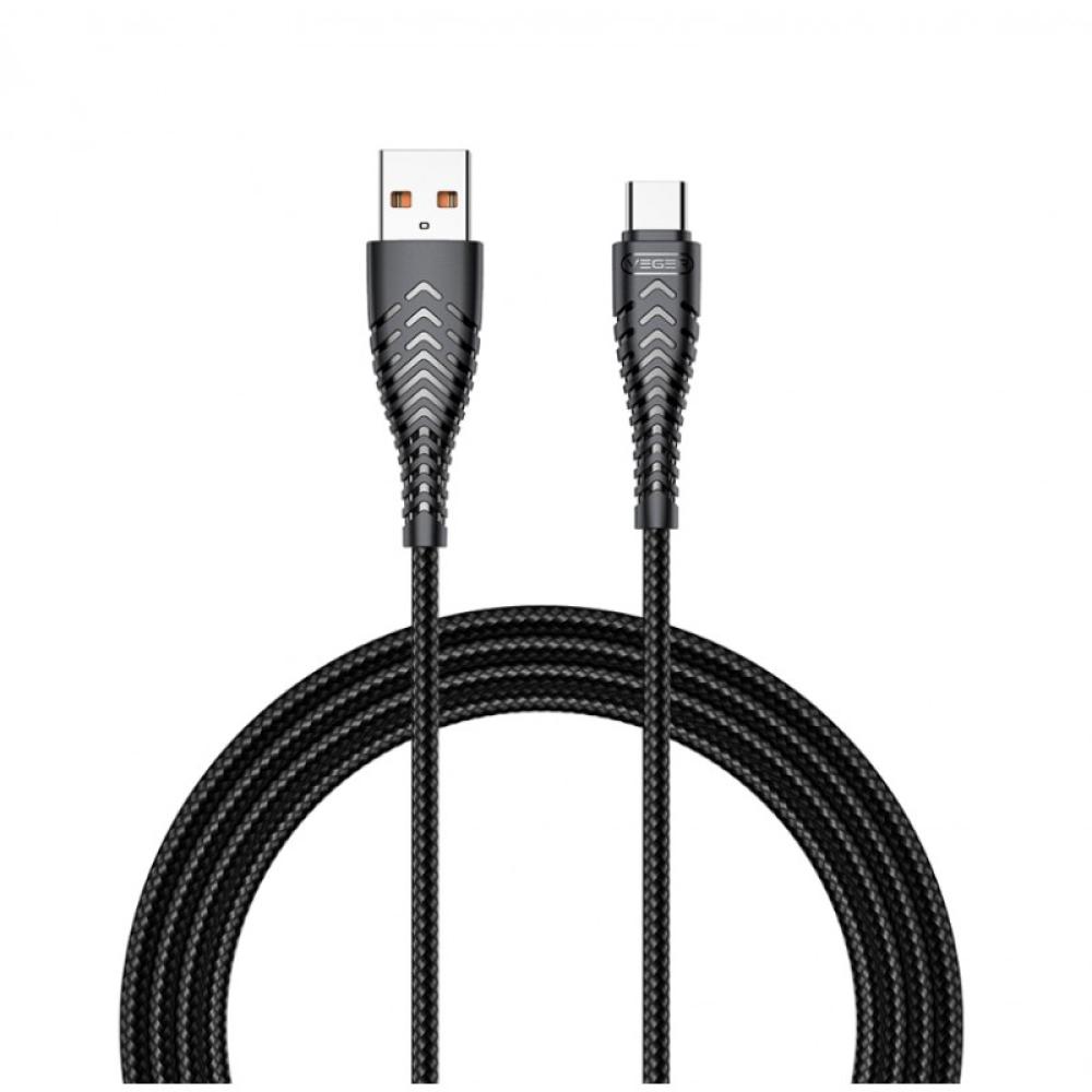 VEGER - VG-V104 cable USB USB 2.0 1,2 m USB C Negro