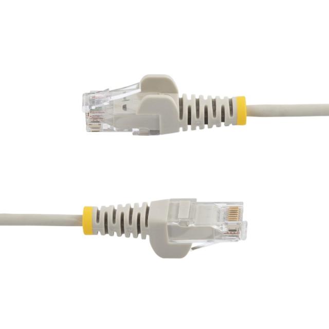 StarTech.com - Cable de Red Ethernet CAT6 Delgado sin Enganches Gris de 5m - Cable RJ45 Snagless Slim 28AWG - Alambre de Cobre P