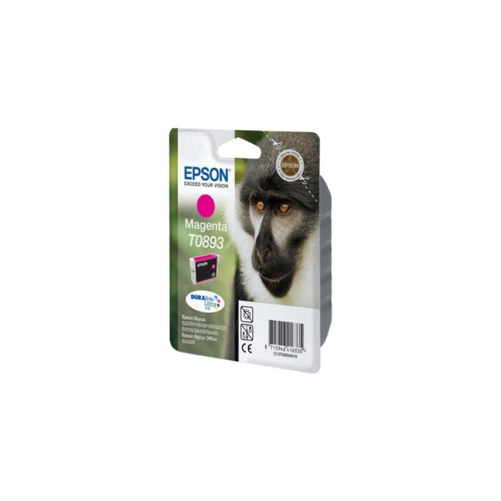 Epson - Monkey Singlepack Magenta T0893 DURABrite Ultra Ink