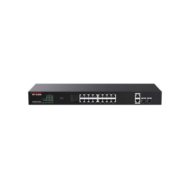 IP-COM Networks - G1120P-16-150W switch No administrado Gigabit Ethernet (10/100/1000) Energía sobre Ethernet (PoE) 1U Negro