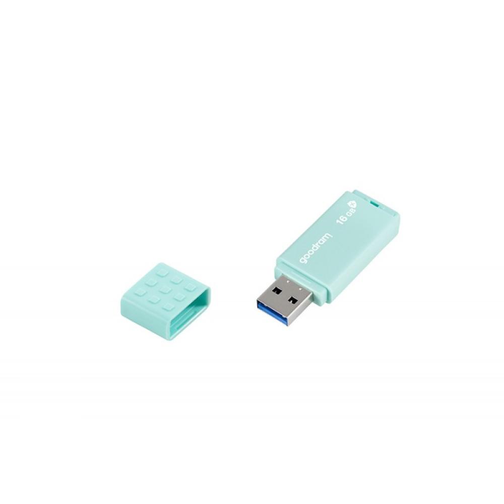 Goodram - USB 3.0 UME3 CARE unidad flash USB 16 GB USB tipo A 3.2 Gen 1 (3.1 Gen 1) Turquesa