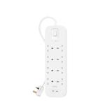 Belkin - Connect Blanco 8 salidas AC 2 m