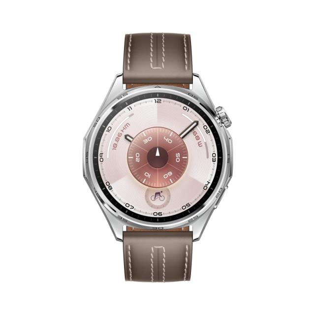 Huawei - WATCH GT6 3,73 cm (1.47") AMOLED 46 mm Digital 466 x 466 Pixeles Pantalla táctil Acero inoxidable GPS (satélite)