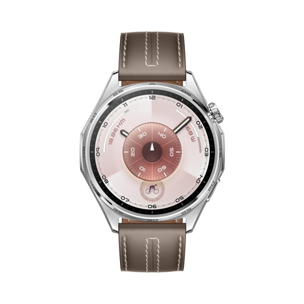 Huawei - WATCH GT6 3,73 cm (1.47") AMOLED 46 mm Digital 466 x 466 Pixeles Pantalla táctil Acero inoxidable GPS (satélite)