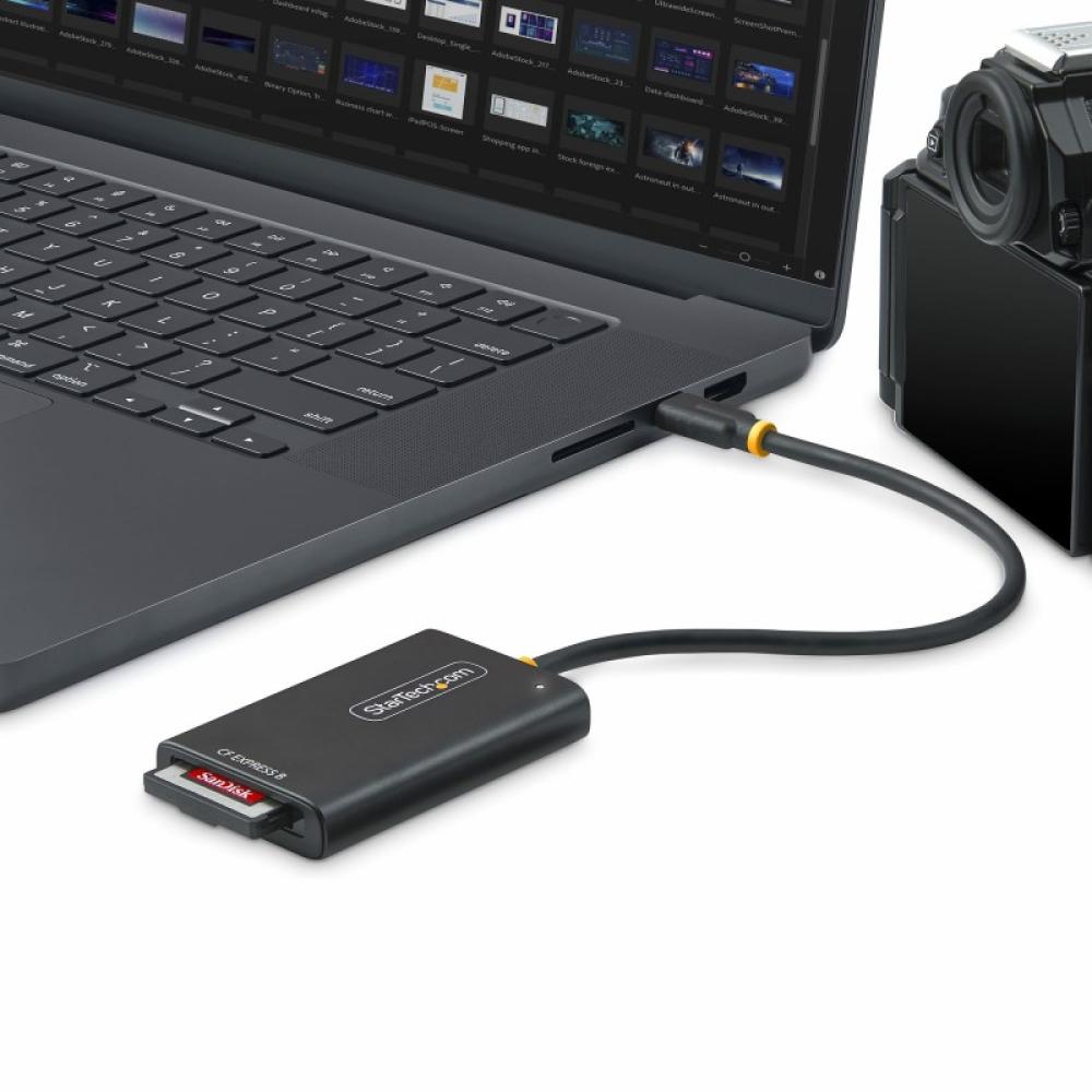 StarTech.com - Lector USB-C de Tarjetas CFexpress Tipo B - USB Tipo C USB 3.2 10Gb - Adaptador Lector de Tarjetas de Memoria Com