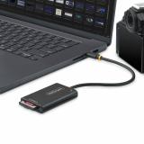 StarTech.com - Lector USB-C de Tarjetas CFexpress Tipo B - USB Tipo C USB 3.2 10Gb - Adaptador Lector de Tarjetas de Memoria Com