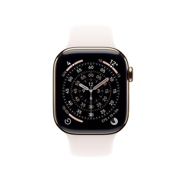 Apple - Watch Series 11 OLED 46 mm Digital 416 x 496 Pixeles Pantalla táctil 5G Titanio Wifi GPS (satélite) - MFD64QL/A