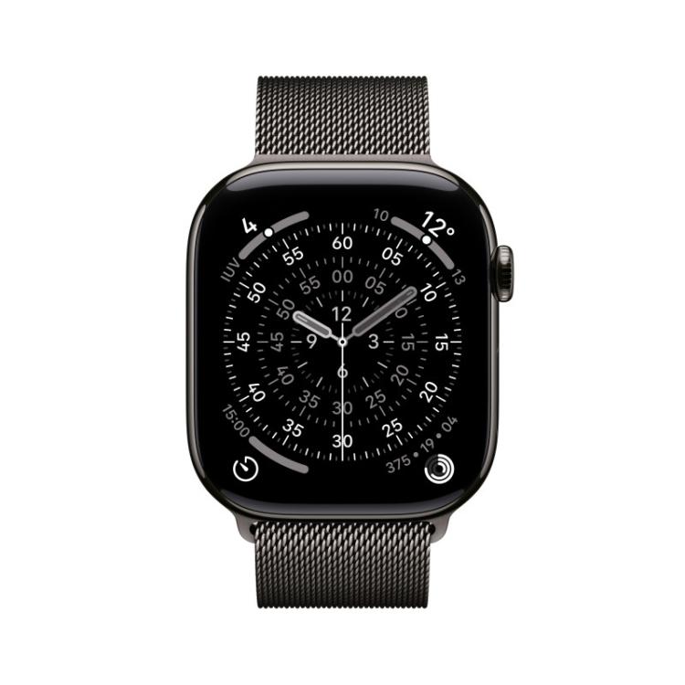 Apple - Watch Series 11 OLED 46 mm Digital 416 x 496 Pixeles Pantalla táctil 5G Titanio Wifi GPS (satélite) - MFD34QL/A