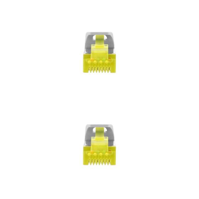 Nanocable - Cable de red latiguillo RJ45 LSZH Cat.6A SFTP AWG26, Gris, 1.0 m
