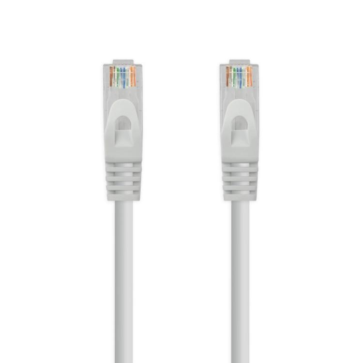 Nanocable - Cable de red latiguillo RJ45 LSZH Cat.6A UTP AWG24, Gris, 10 m