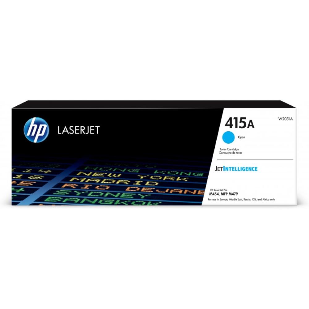 HP - Cartucho de tóner Original LaserJet 415A cian