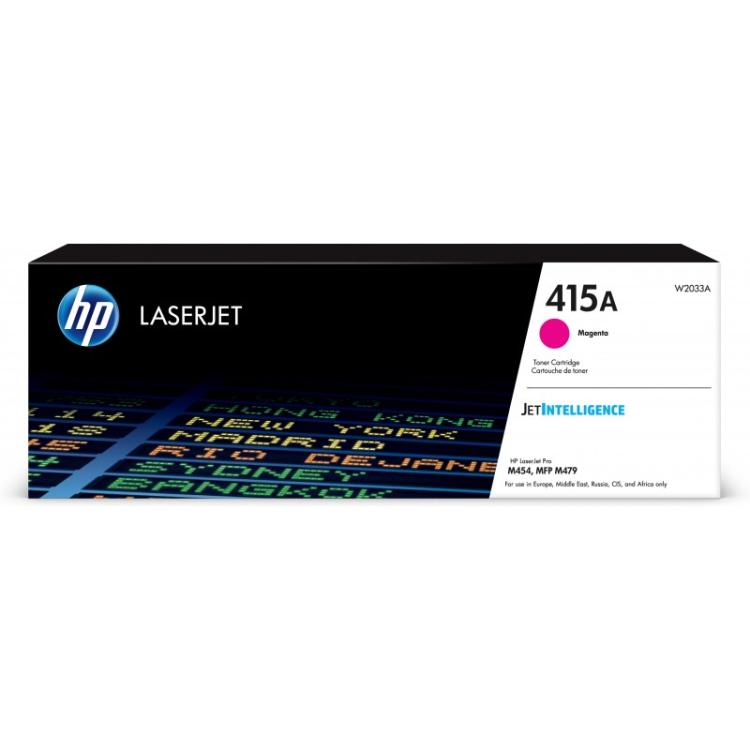 HP - Cartucho de tóner Original LaserJet 415A magenta