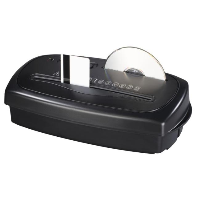 Hama - Destructora de papel, con ranura para destruir CD y Blu-ray, Color negro.