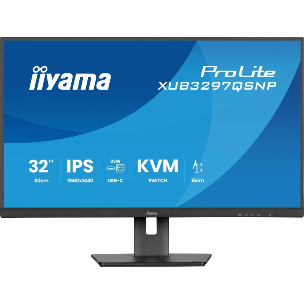 iiyama - ProLite XUB3297QSNP-B1 pantalla para PC 81,3 cm (32") 2560 x 1440 Pixeles Quad HD LED Negro