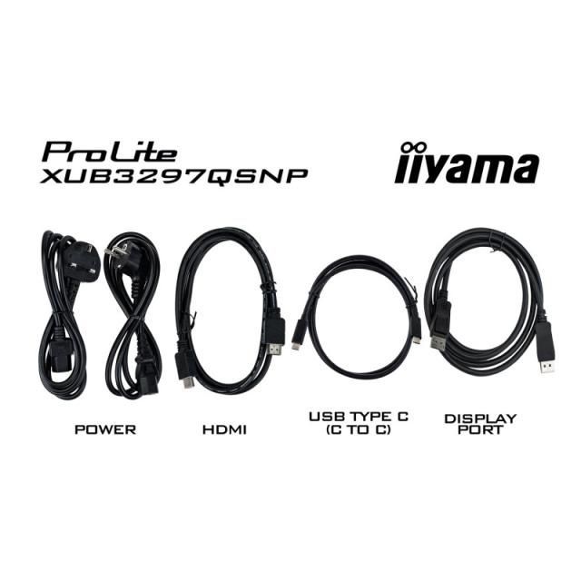iiyama - ProLite XUB3297QSNP-B1 pantalla para PC 81,3 cm (32") 2560 x 1440 Pixeles Quad HD LED Negro