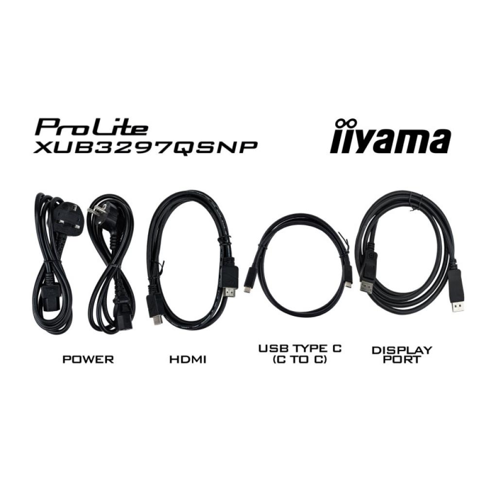 iiyama - ProLite XUB3297QSNP-B1 pantalla para PC 81,3 cm (32") 2560 x 1440 Pixeles Quad HD LED Negro