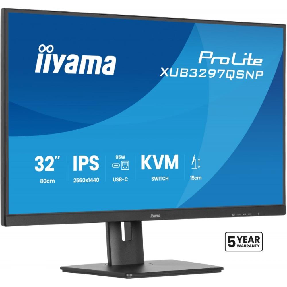 iiyama - ProLite XUB3297QSNP-B1 pantalla para PC 81,3 cm (32") 2560 x 1440 Pixeles Quad HD LED Negro