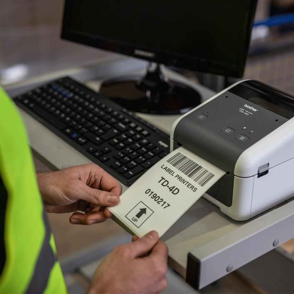 Brother - TD-4520DN impresora de etiquetas Térmica directa 300 x 300 DPI 203 mm/s Alámbrico Ethernet