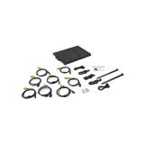 StarTech.com - Consola KVM de 8 Puertos para Montaje en Rack con Cables de 1,8m - Teclado QWERTY - Conmutador KVM integrado con