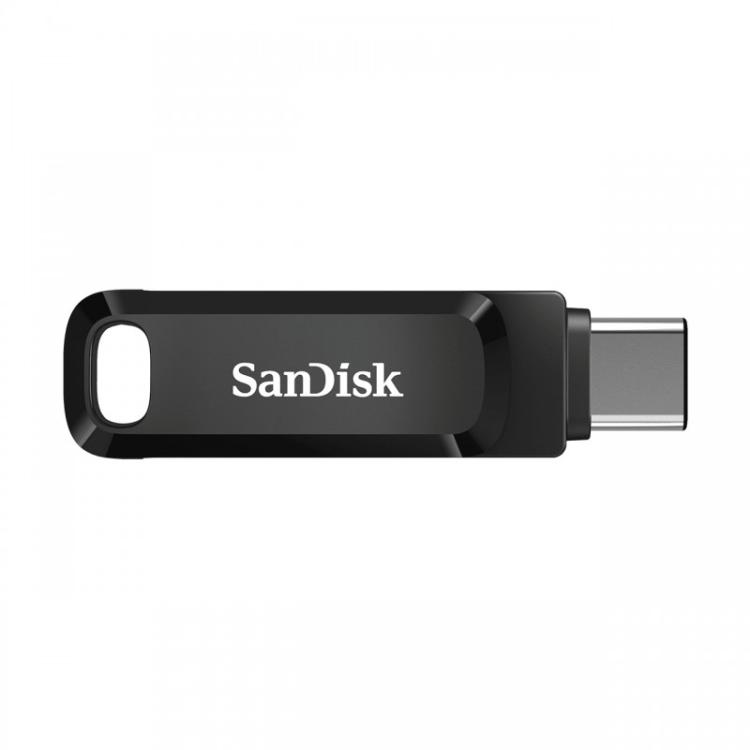 SanDisk - Ultra Dual Drive Go unidad flash USB 256 GB USB Type-A / USB Type-C 3.2 Gen 1 (3.1 Gen 1) Negro