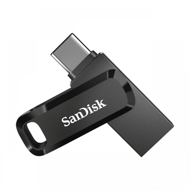 SanDisk - Ultra Dual Drive Go unidad flash USB 256 GB USB Type-A / USB Type-C 3.2 Gen 1 (3.1 Gen 1) Negro