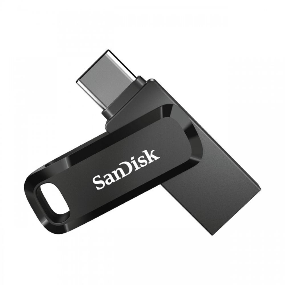 SanDisk - Ultra Dual Drive Go unidad flash USB 256 GB USB Type-A / USB Type-C 3.2 Gen 1 (3.1 Gen 1) Negro