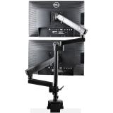 StarTech.com - Brazo de Soporte para Dos Monitores - Base Soporte de Movimiento Articulado y Altura Ajustable para 2 Monitores V