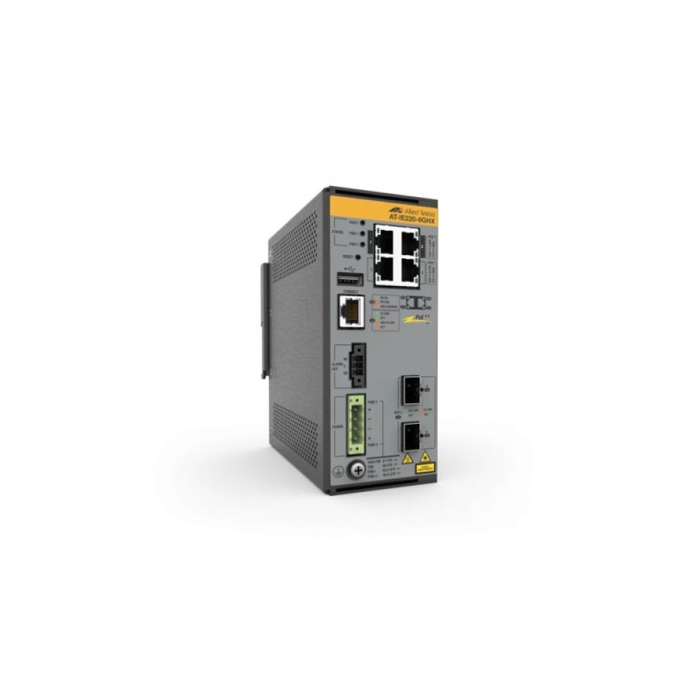 Allied Telesis - AT-IE220-6GHX-80 Gestionado L2 Gigabit Ethernet (10/100/1000) Energía sobre Ethernet (PoE) Gris