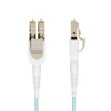 StarTech.com - Cable de Fibra Óptica Multimodo Conmutable LC a LC (UPC) OM4 de 5m - 50/125µm - Redes de 100G - Low Insertion Los