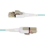 StarTech.com - Cable de Fibra Óptica Multimodo Conmutable LC a LC (UPC) OM4 de 5m - 50/125µm - Redes de 100G - Low Insertion Los