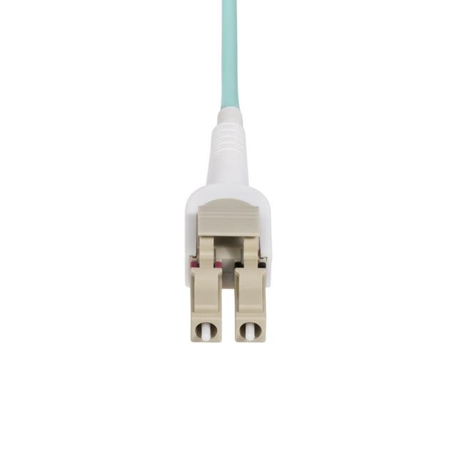 StarTech.com - Cable de Fibra Óptica Multimodo Conmutable LC a LC (UPC) OM4 de 5m - 50/125µm - Redes de 100G - Low Insertion Los
