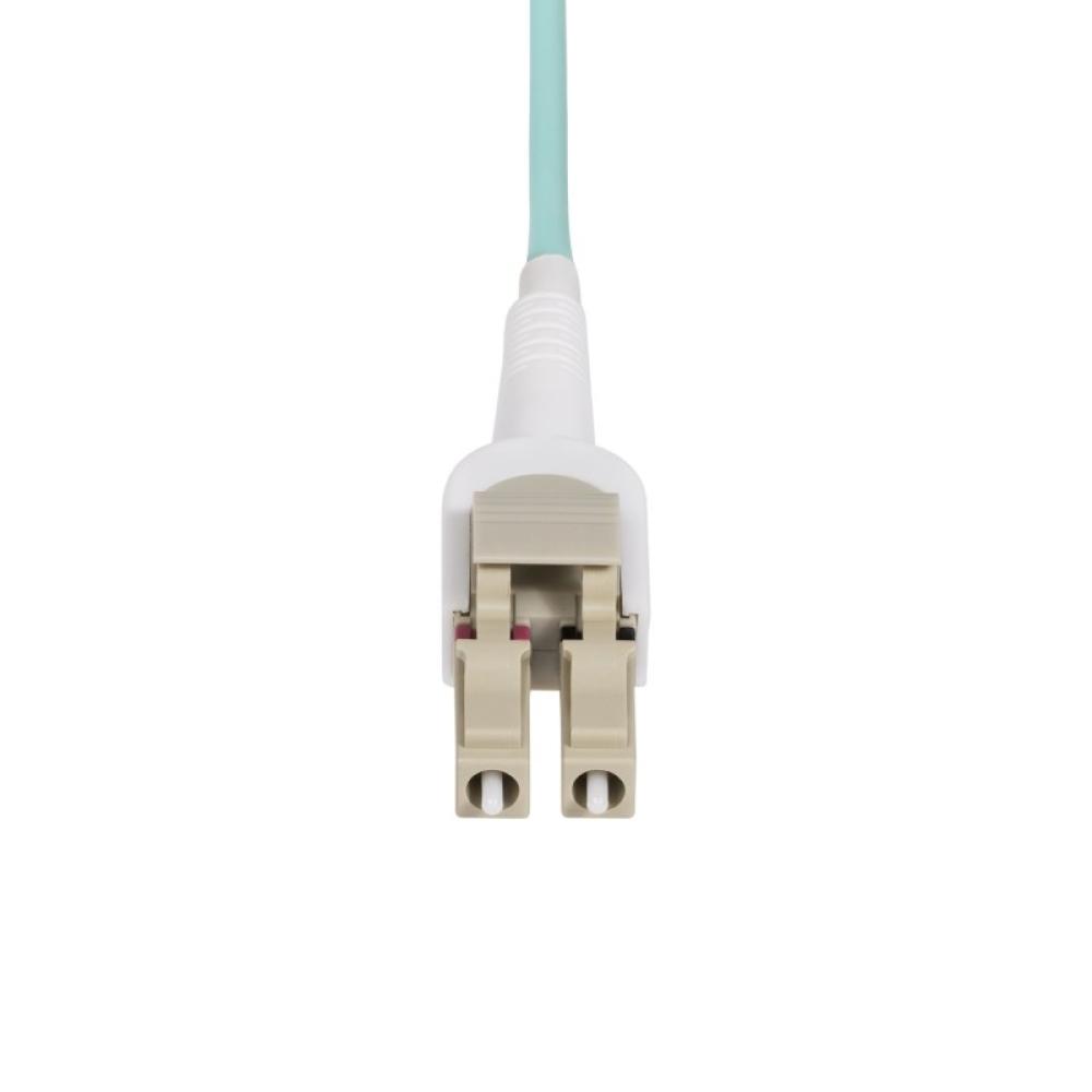 StarTech.com - Cable de Fibra Óptica Multimodo Conmutable LC a LC (UPC) OM4 de 5m - 50/125µm - Redes de 100G - Low Insertion Los