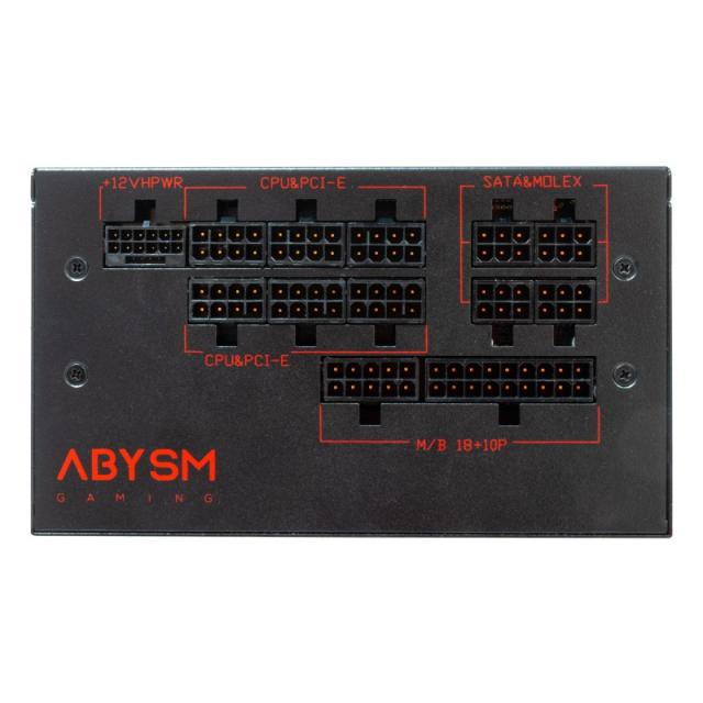 ABYSM - Morpheo GX5 1000W unidad de fuente de alimentación 20+4 pin ATX ATX Negro, Rojo