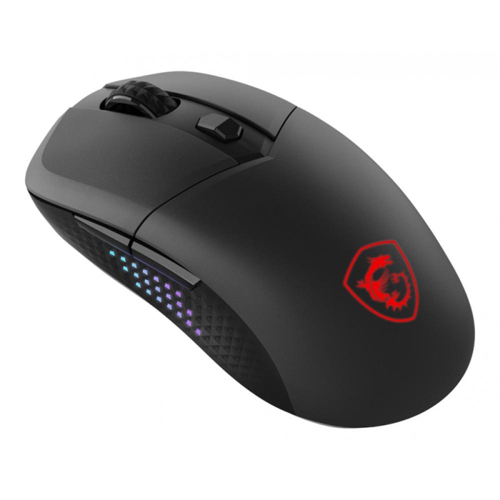 MSI - VERSA 300 ELITE WIRELESS ratón Juego mano derecha RF Wireless + Bluetooth + USB Type-C Óptico 26000 DPI
