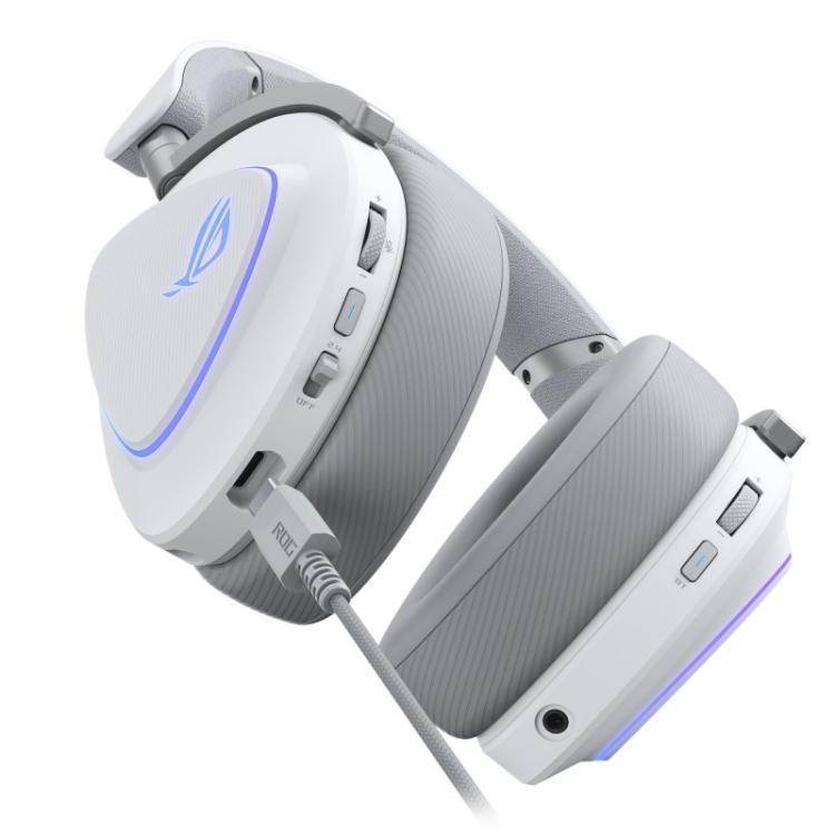 ASUS - ROG Delta II Auriculares Inalámbrico y alámbrico Diadema Juego USB Tipo C Bluetooth Blanco