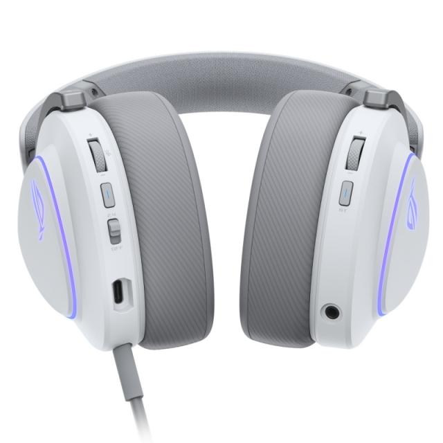 ASUS - ROG Delta II Auriculares Inalámbrico y alámbrico Diadema Juego USB Tipo C Bluetooth Blanco
