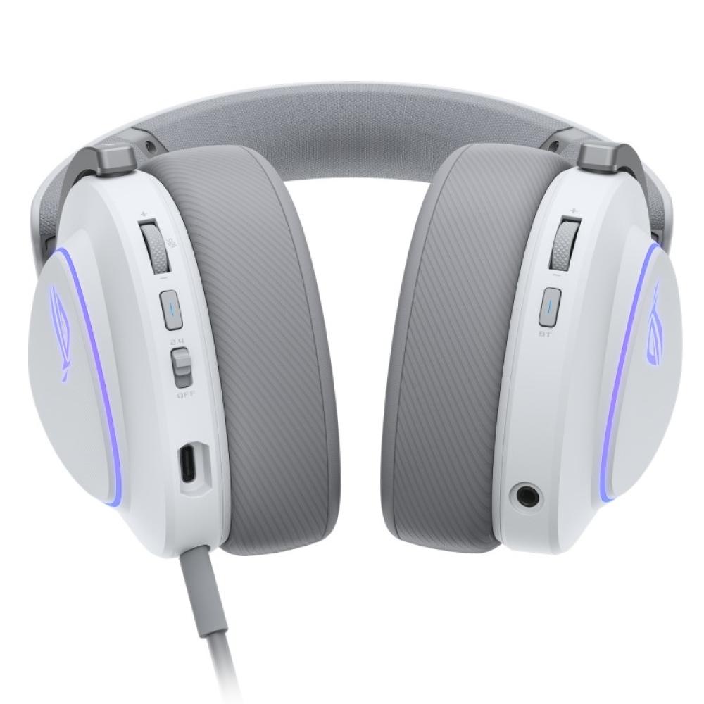 ASUS - ROG Delta II Auriculares Inalámbrico y alámbrico Diadema Juego USB Tipo C Bluetooth Blanco